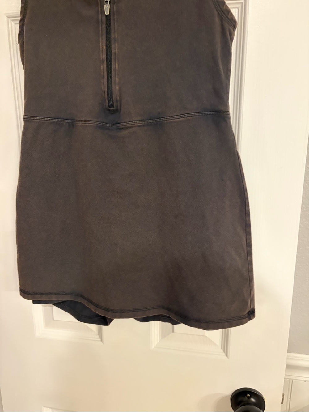 Free People Movement Hot Shot Hooded Skortsy Dress Washed Black NWT Small - Picture 5 of 11